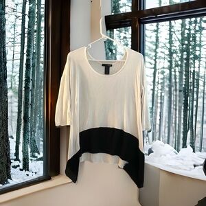 Black and white tunic